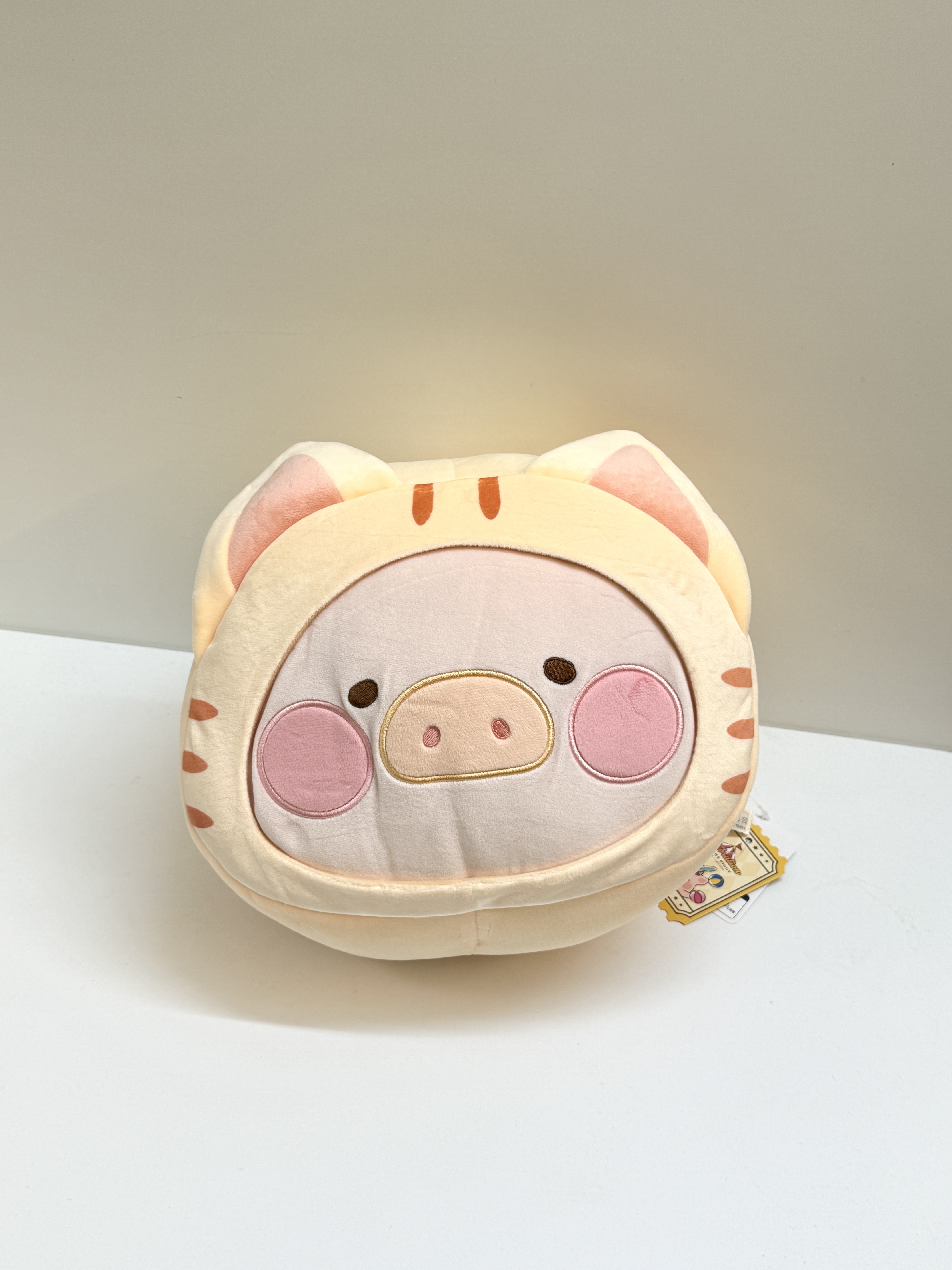 LULU豬 正版授權 歡樂時光系列 暖手抱枕 靠枕 抱枕 罐頭豬/現貨