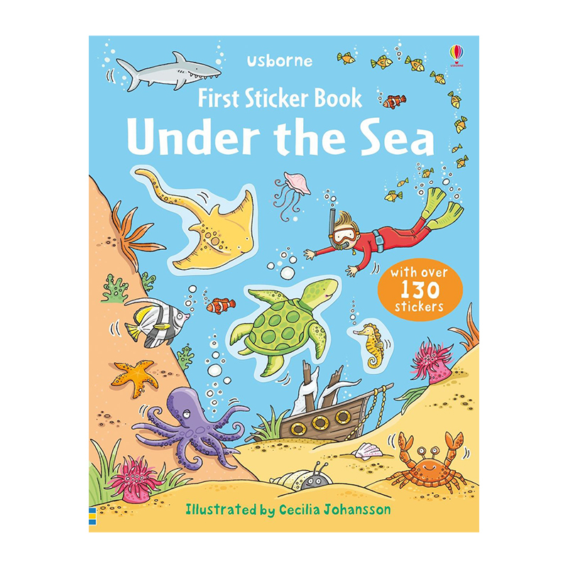 Usborne 第一本海底貼紙書