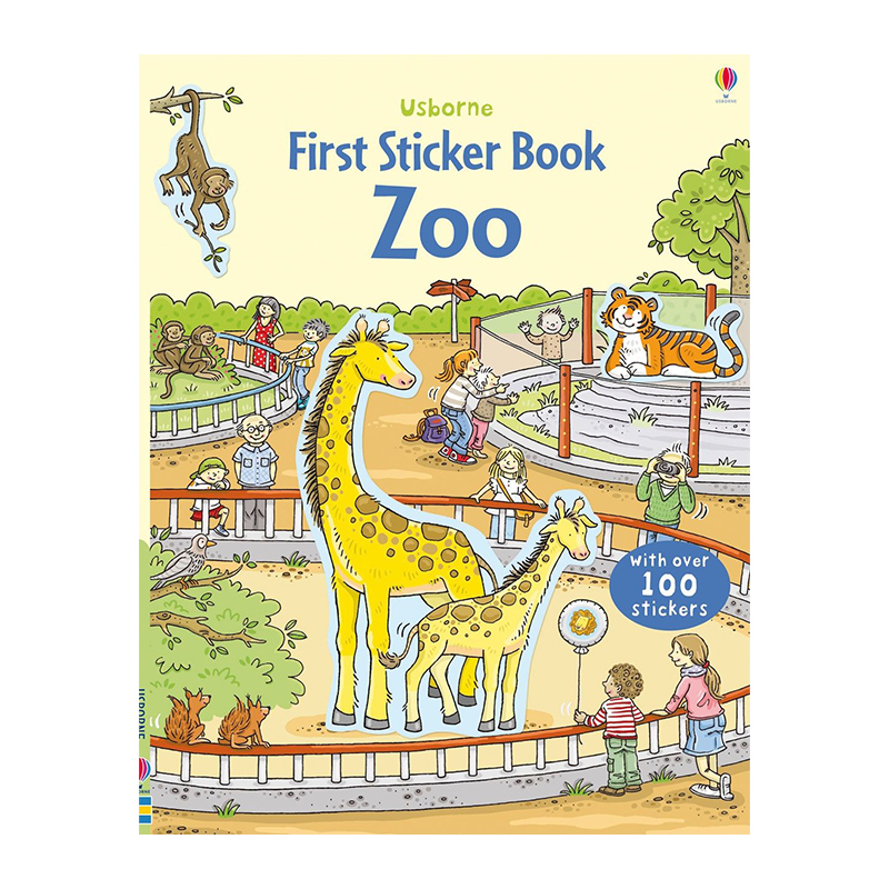 Usborne 第一本動物園貼紙書