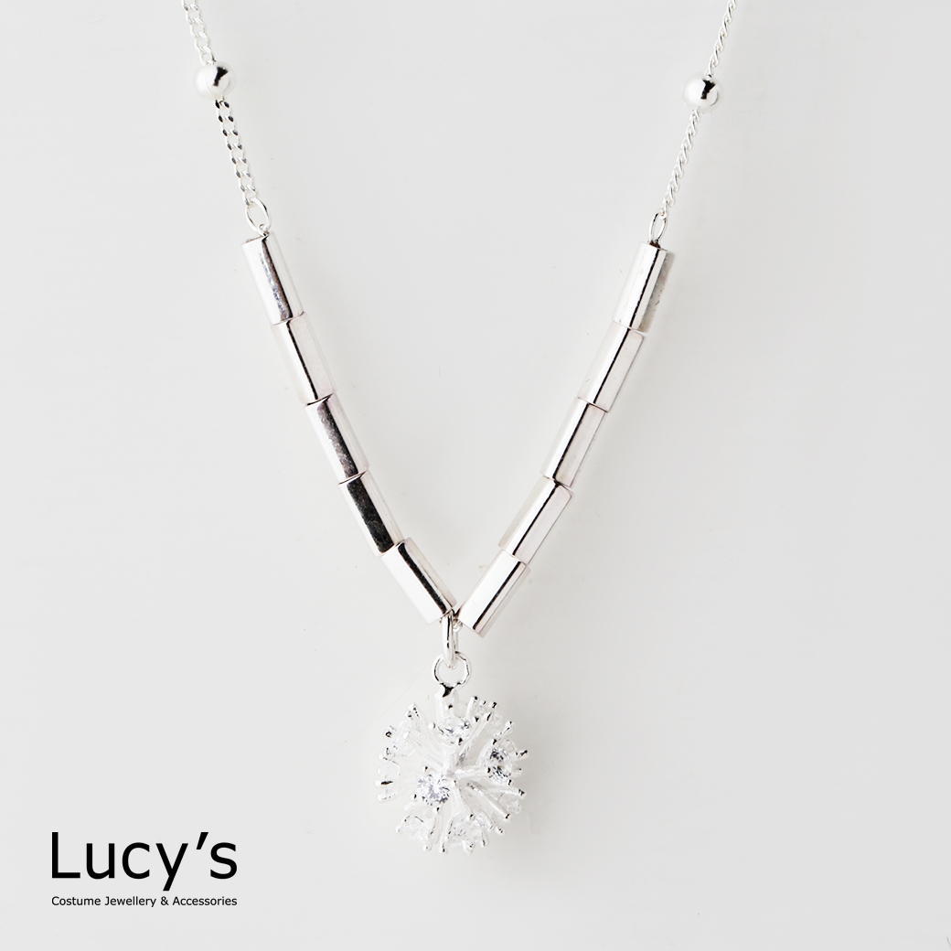 925純銀 冰節 項鍊 (126941)
