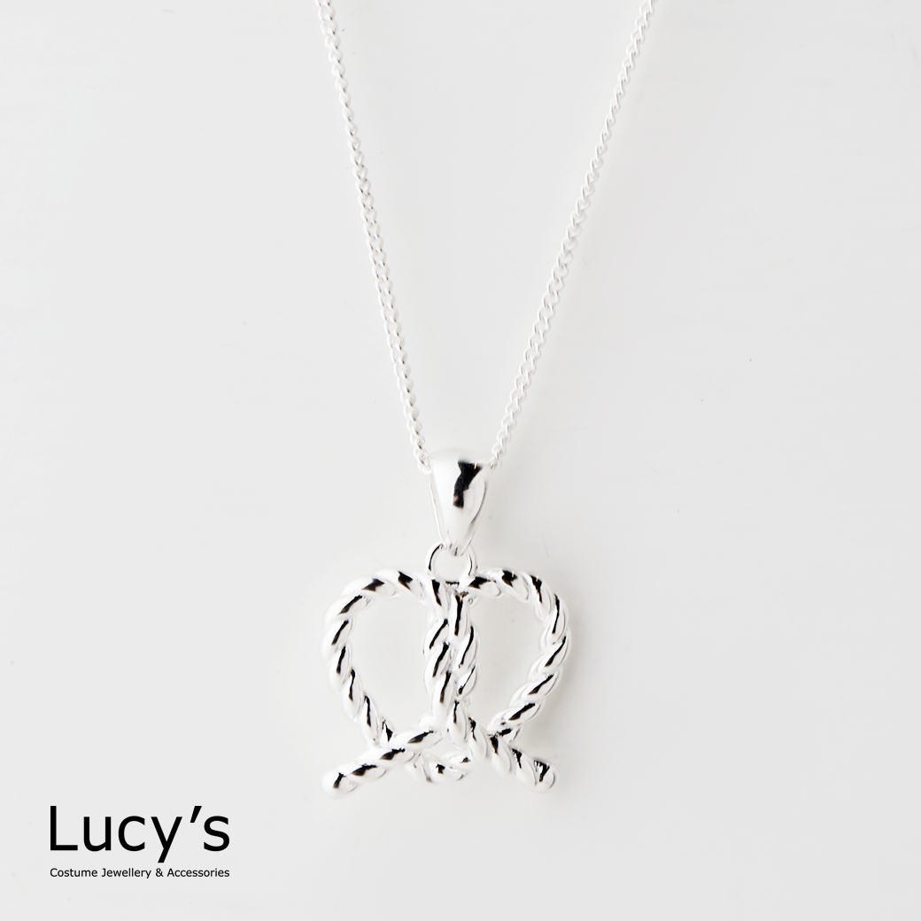 925純銀 蝴蝶餅 項鍊 (126879)