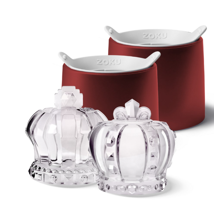 MH69 Zoku  皇冠冰模套裝(一套2個) Zoku Crown Ice Mold set/2 (ZK180)(815706024539)