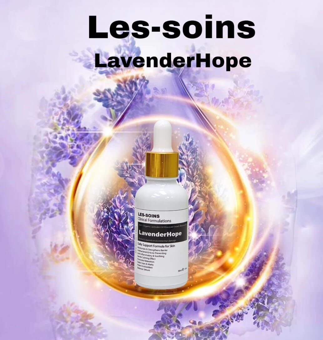 (抽濕抗炎熨斗油）💜Les-soins  有機薰衣草滋養油lavenderHope 30ml  Z720