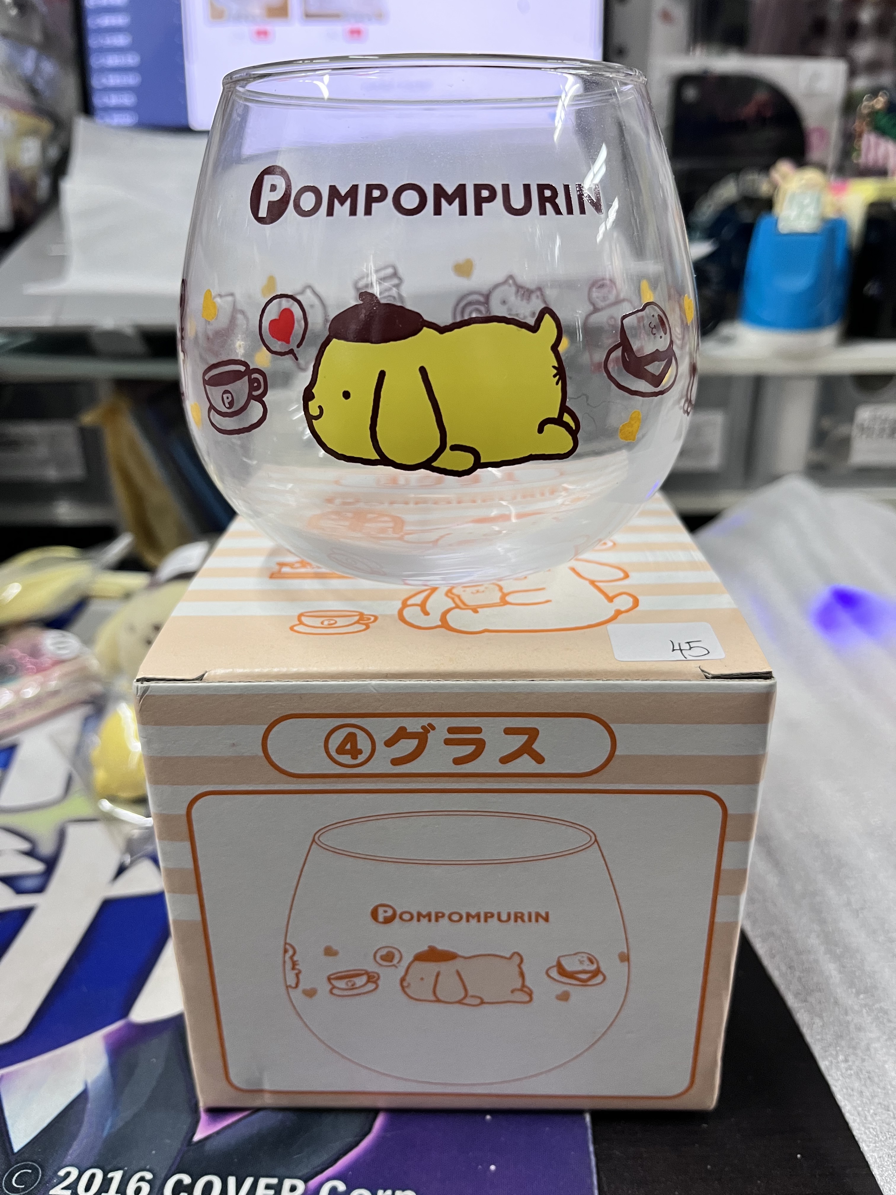 Sanrio 布甸狗 玻璃杯 #354