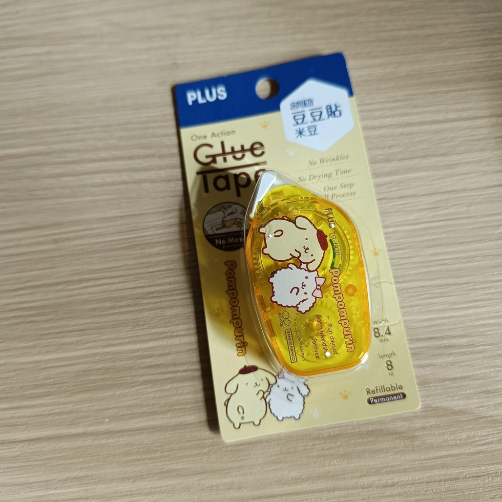 日本PLUS x 三麗鷗．米豆豆豆貼8.4mm 共2款