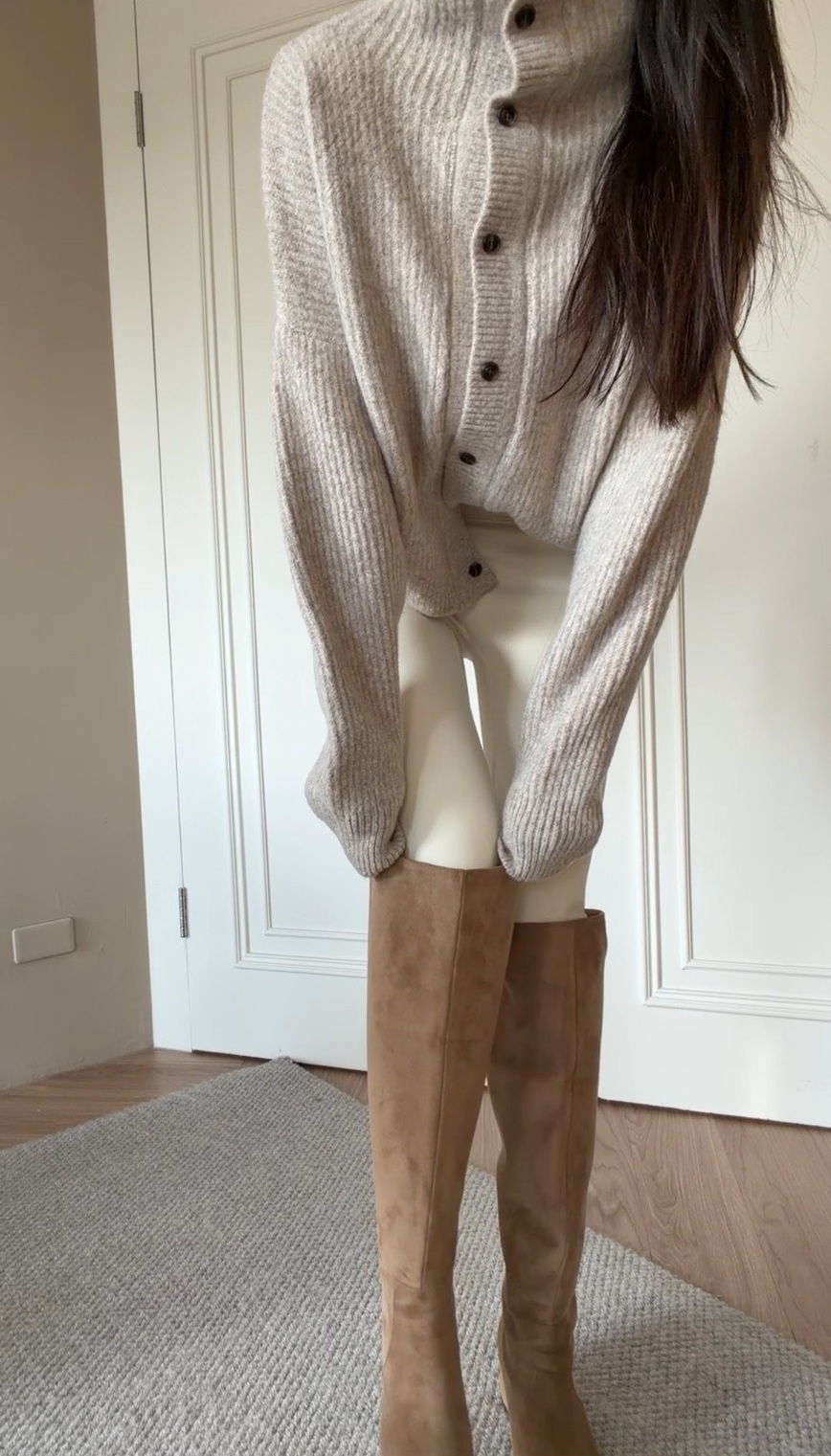 尖頭內增高長靴