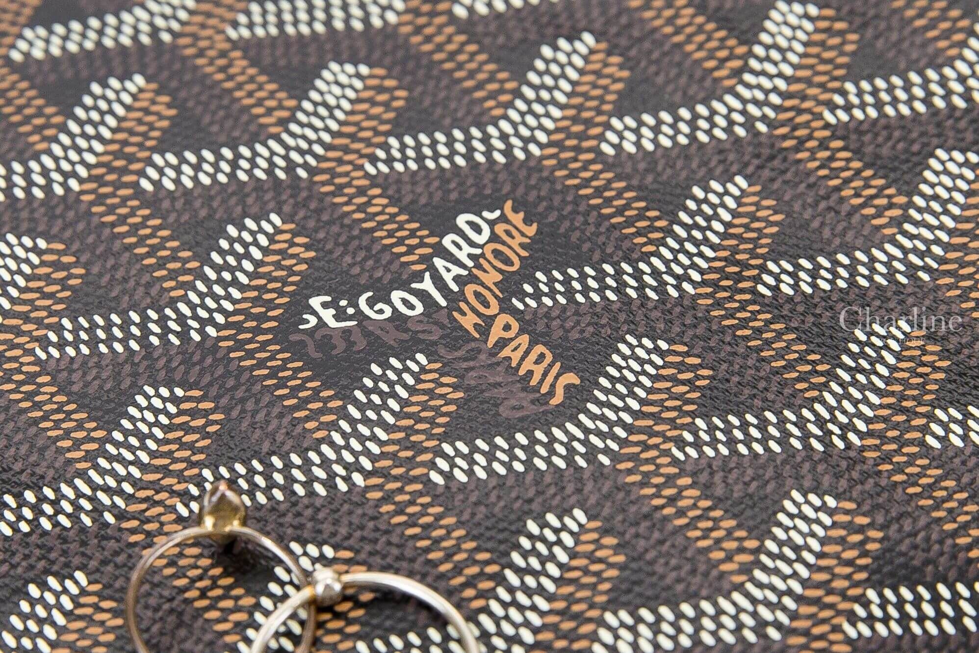 Goyard Bohème Mini Hobo Bag 黑色帆布小牛皮同色提把迷你手提肩背包