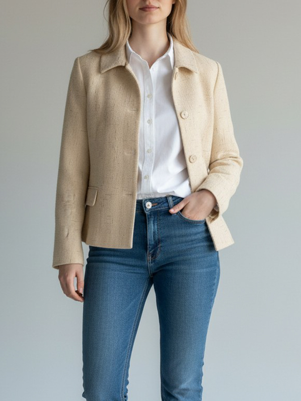 Fabiana Filippi  細紋雙口袋外套
