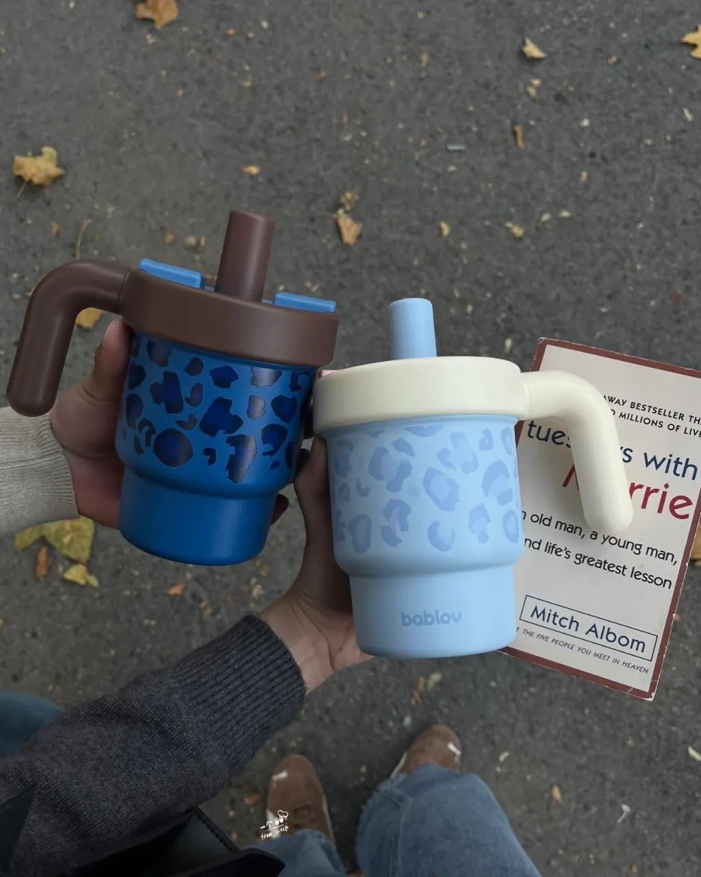 BABLOV 豹紋 迷你 大容量 冰霸杯 610ML 四色