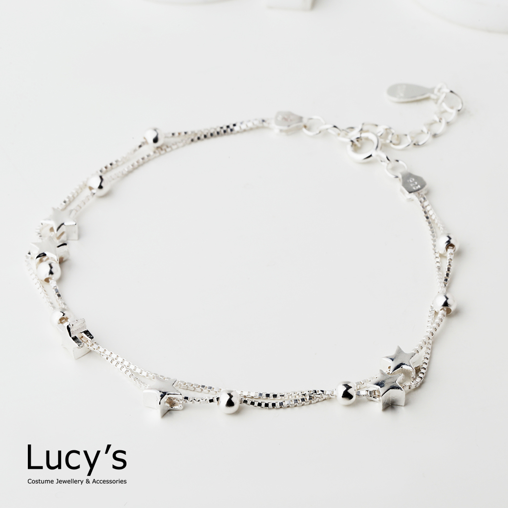 925純銀 流星 雙層手鍊 (125324)