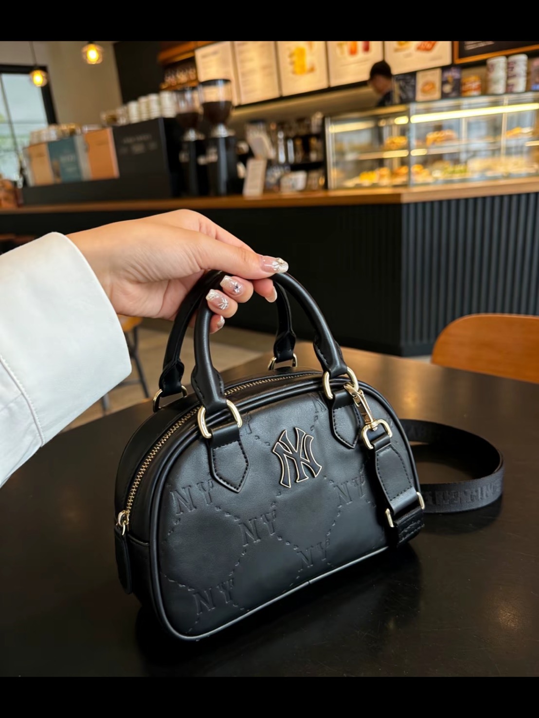 MLB 老花 蝴蝶結 保齡球包