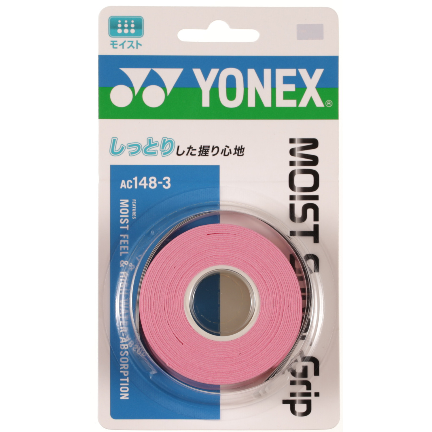 YONEX AC148-3 MOIST SUPER GRIP JP (MULTI COLOR) 拍手膠 (多色)