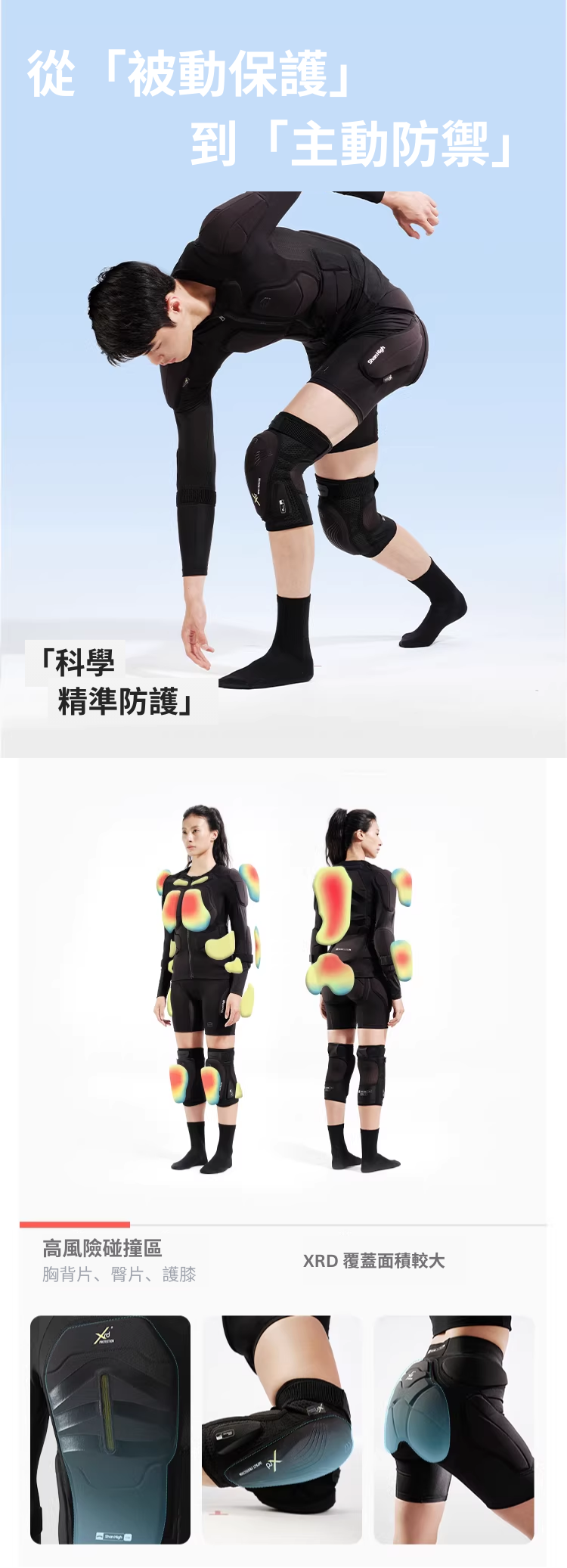 【黃熊】XRD® BSK 滑雪護膝_XRD BSK KNEE PROTECTOR