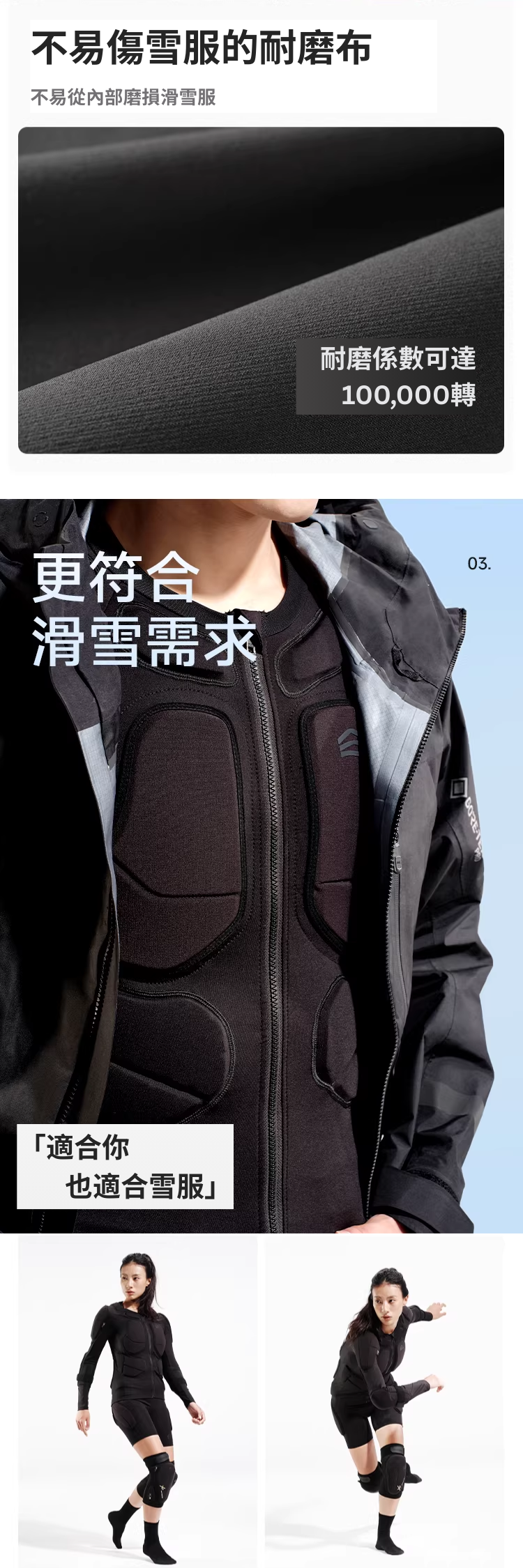 【【黃熊】XRD® BSK 滑雪護膝_XRD BSK KNEE PROTECTOR