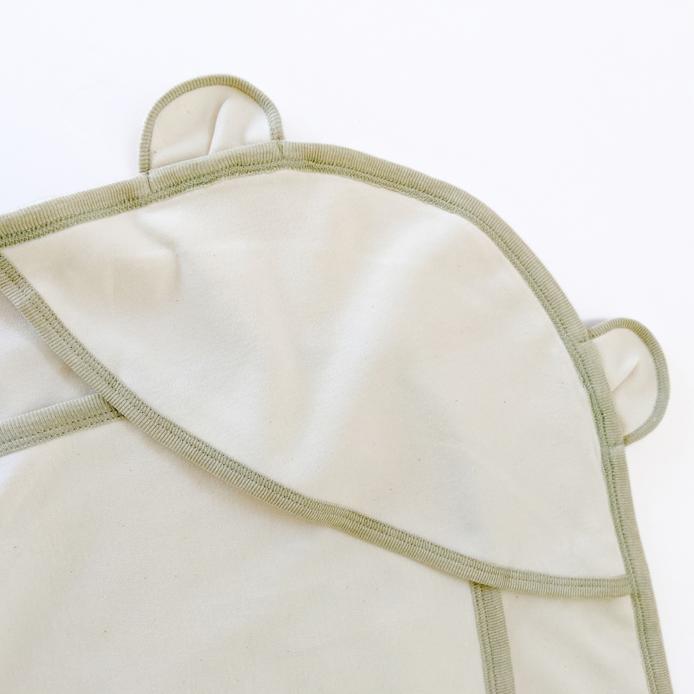 有機棉柔適靜眠肚圍包巾-原米鴿 | 藍天畫布有機棉