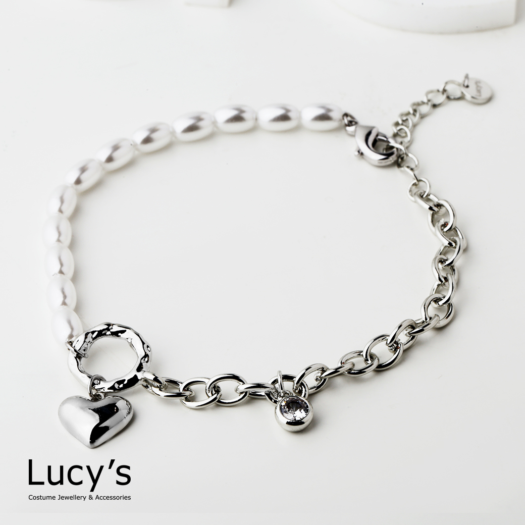 珍珠心戀 手鍊 (三色) (126317/126318/126319)