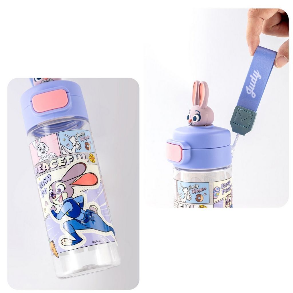 迪士尼優獸大都會 | 3D便攜式水樽 |朱迪(530ml)
