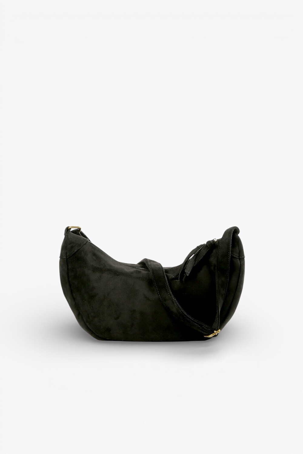 Wand 柔軟弧形肩背包 黑色