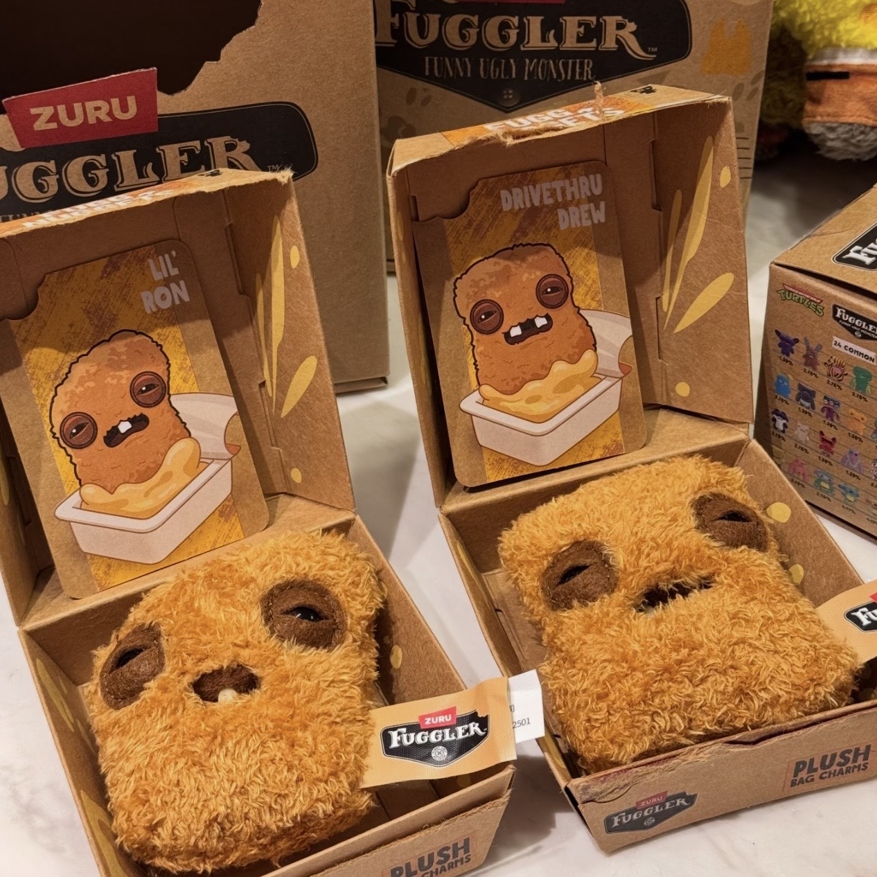 FUGGLER 麥克雞塊 "盲盒" 吊飾 牙齒怪 醜娃 掛件 毛絨 共七款