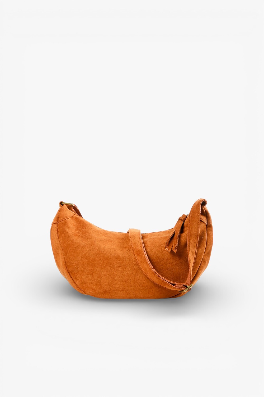 Wand 柔軟弧形肩背包 棕色