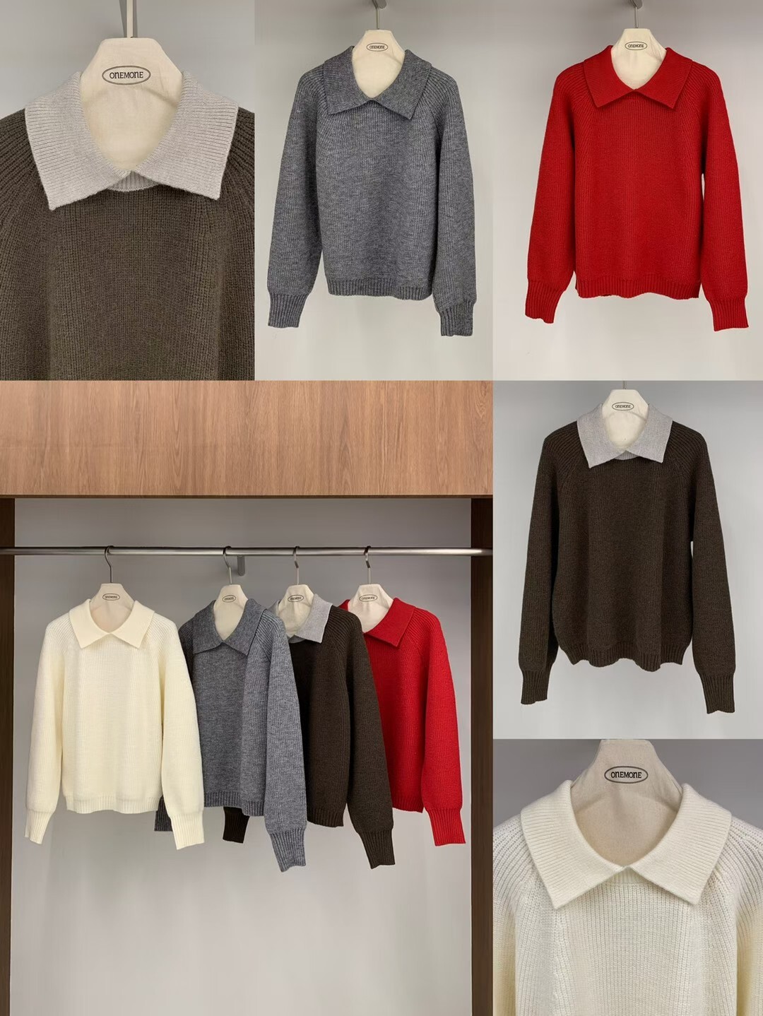 OM5408 羊毛反領基礎上衣 *特價* (優惠碼及購物金不適用)