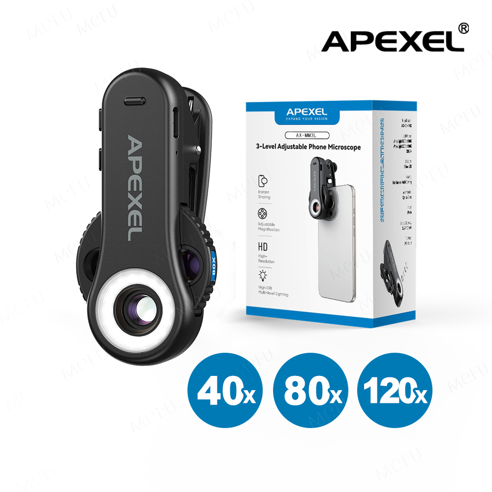 APEXEL Micra可變倍手機顯微鏡