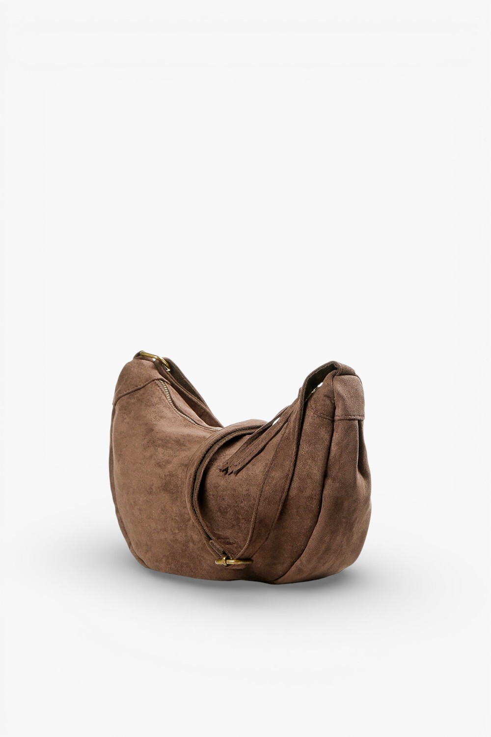 Wand 柔軟弧形肩背包 咖啡