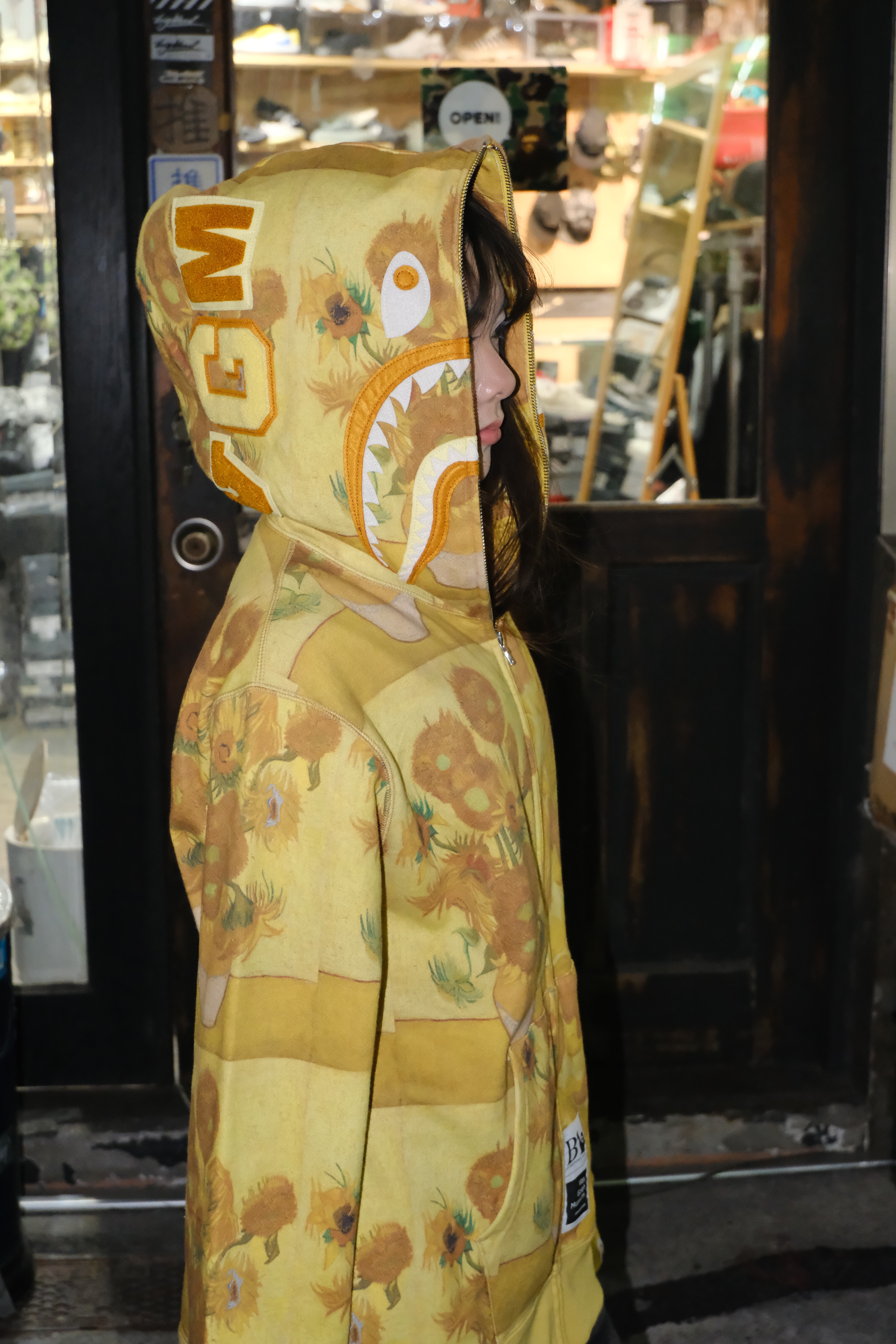 Bape X VGM SHARK FULL ZIP HOODIE 梵谷聯名 鯊魚外套 0ZXSWM906151O / 1L23115906