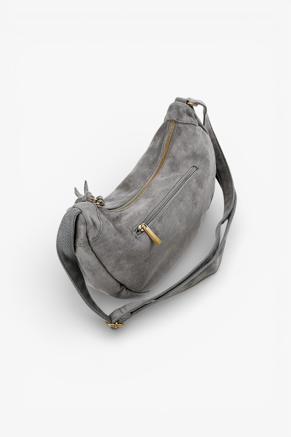 Wand 柔軟弧形肩背包 灰色