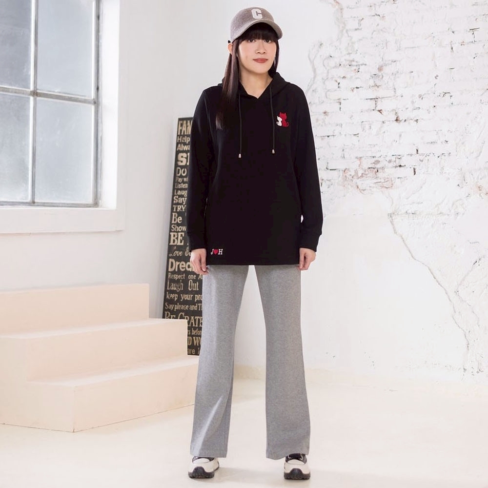 韓版質感棉時尚J🖤H造型修身顯瘦休閒長褲X6612