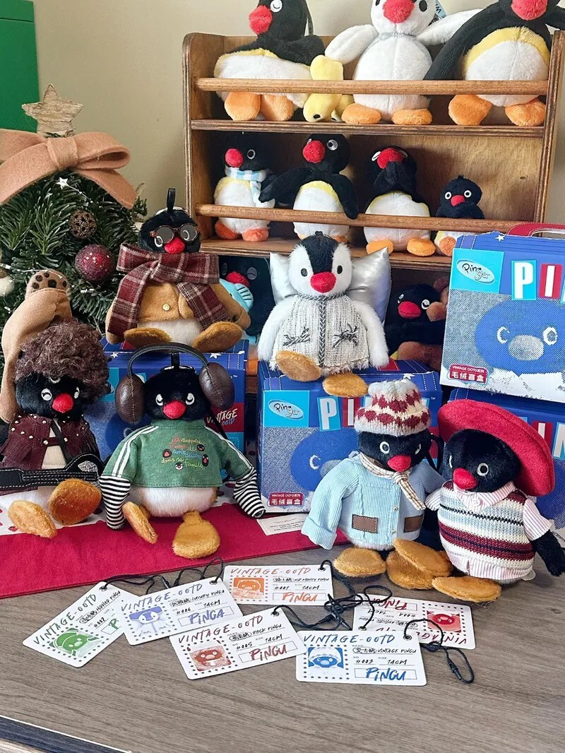 iSNEAKERS | PINGU 企鵝家族 正版授權 45週年 復古換裝系列 盲盒 吊飾 鑰匙圈 6款