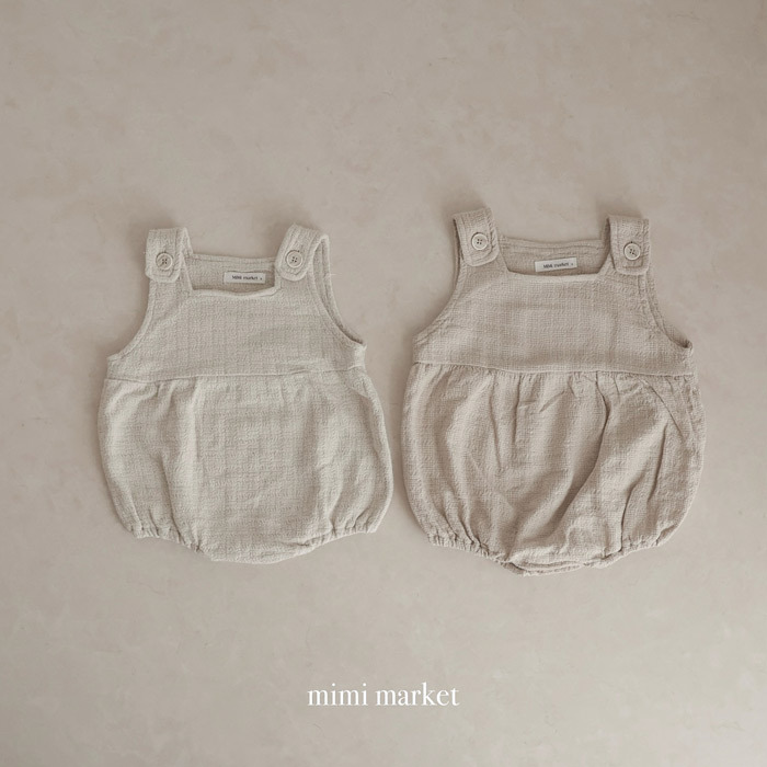 正韓春mimi-market 兩色日系無印感包屁吊帶褲