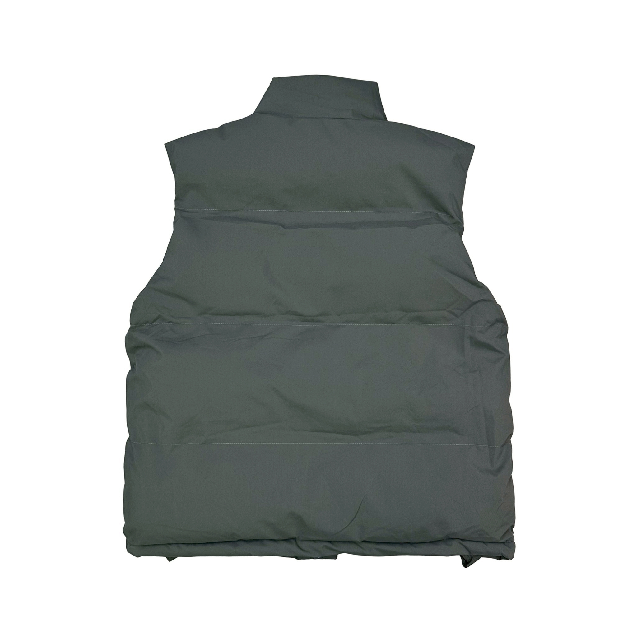 加厚立領潮流背心-灰