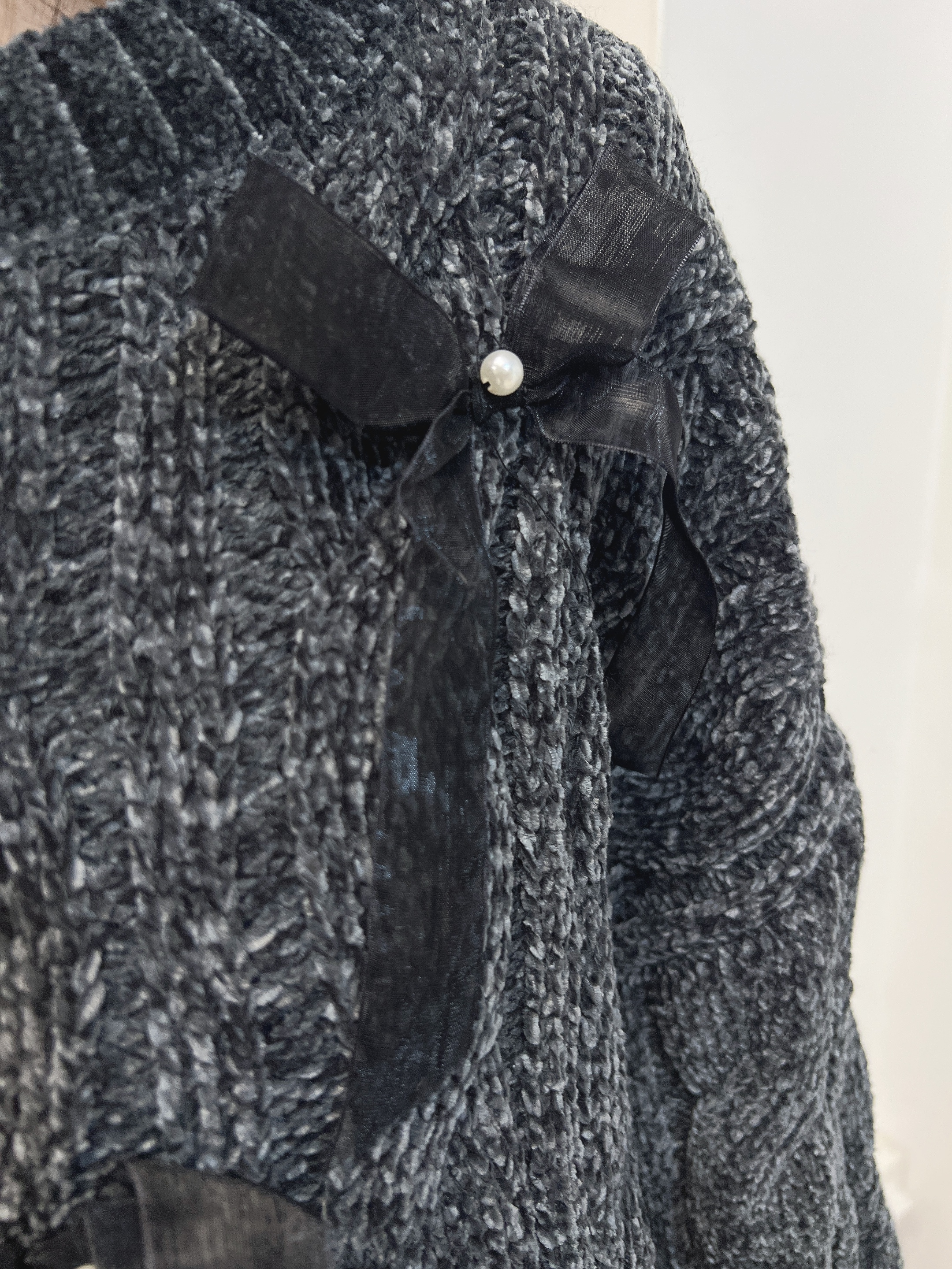 Odo 1210  蝴蝶結針織top 現貨