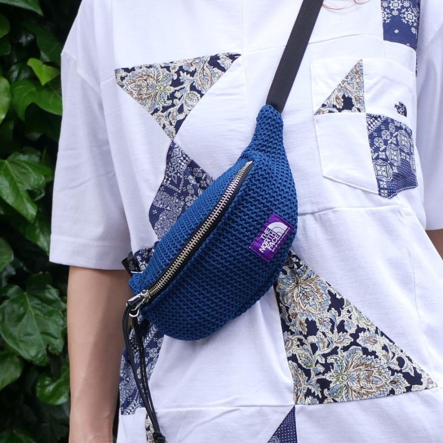 現貨┃日本 TNF 紫標 MESH WAIST BAG 洞洞 網眼 側背包 小包