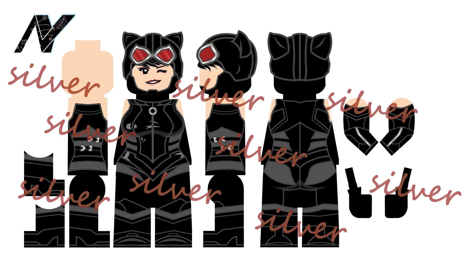 [Silver][Preorder] Catwoman [UVprinted]