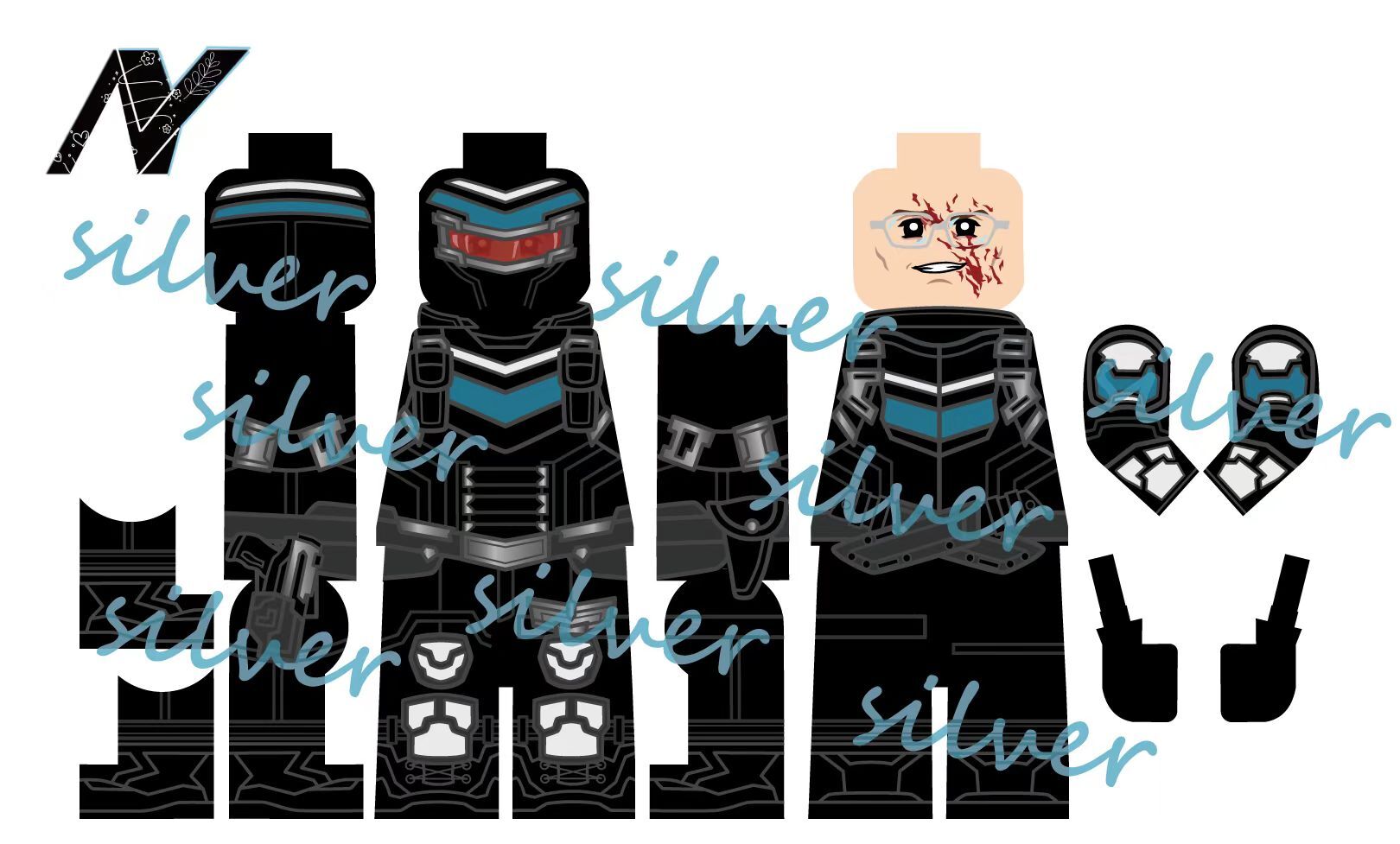 [Silver][Preorder] Vigilante [UVprinted]