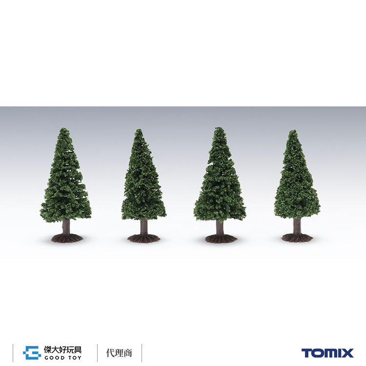 TOMIX 8204 場景素材 針葉樹．小 (4入)