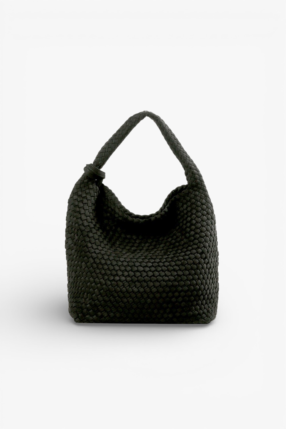 Phoenix 柔軟編織肩背包 黑色