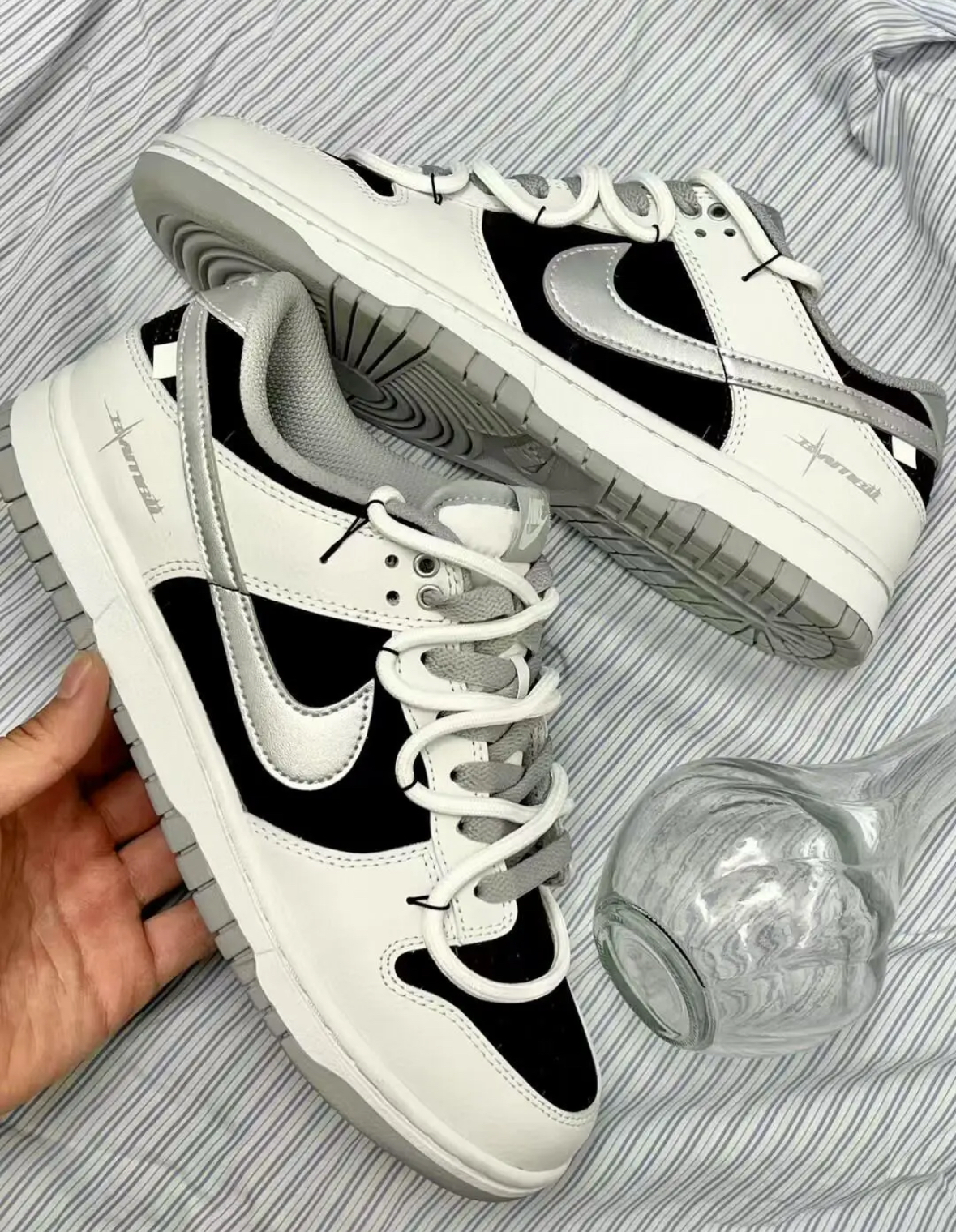 【HAO NICE】100%正品 NIKE DUNK LOW 美國潮牌🇺🇸訂製款 工業解構風跳色低筒休閒鞋 球鞋