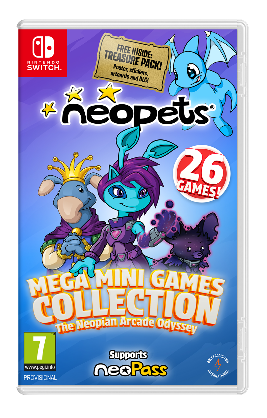 Nintendo Switch Neopets Mega Mini Games Collection