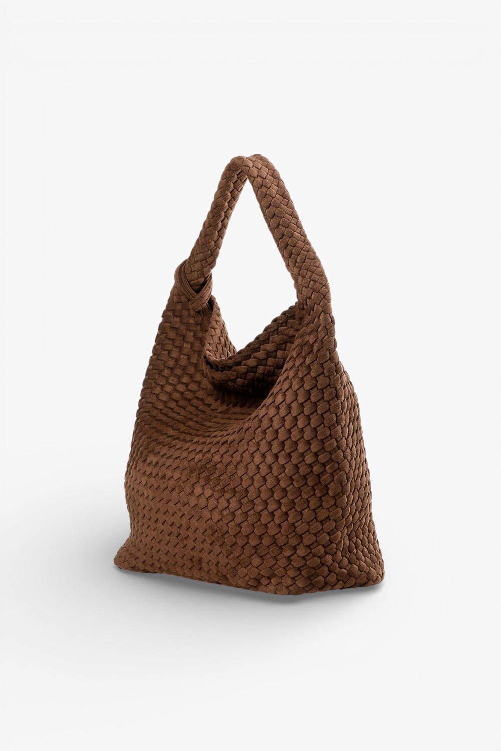 Phoenix 柔軟編織肩背包 咖啡