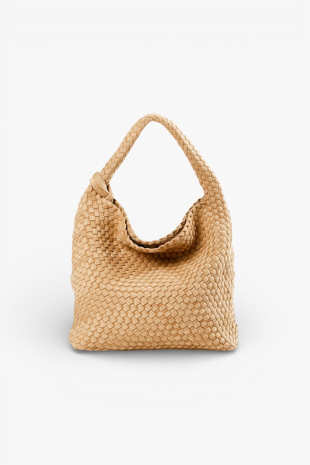 Phoenix 柔軟編織肩背包 卡其