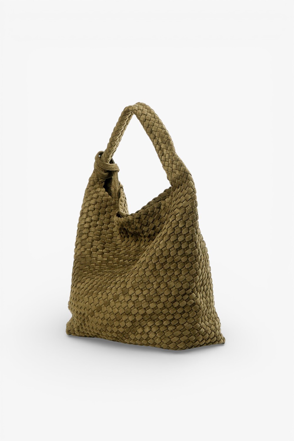 Phoenix 柔軟編織肩背包 橄欖