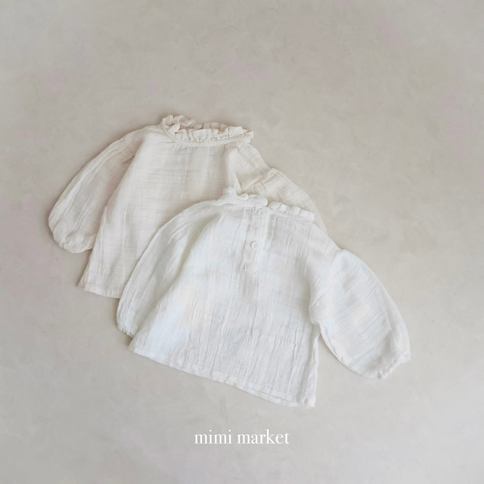 正韓春mimi-market 兩色法式浪漫上衣