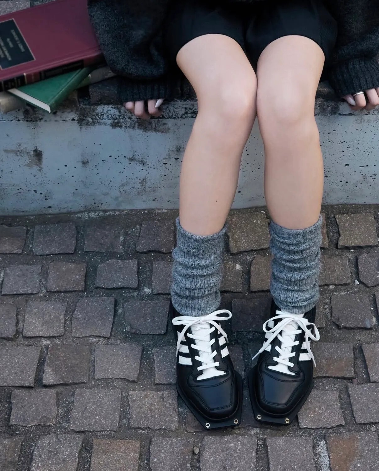 <日本限定🐼> Adidas Originals FORUM SQ 復古厚底 方頭皮鞋 兩色