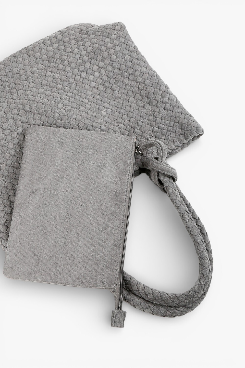 Giant 柔軟編織托特包 灰色