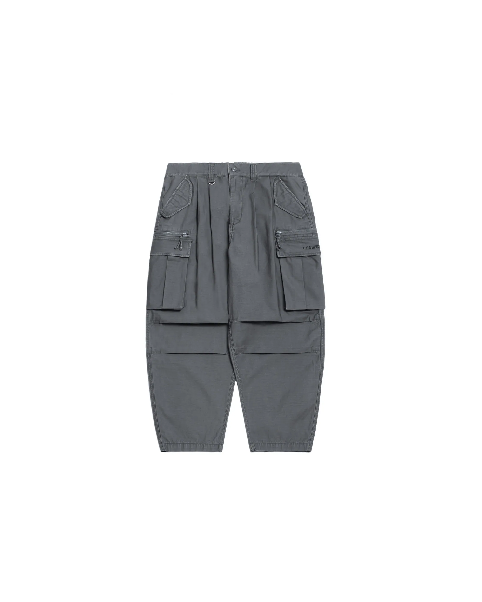PERSEVERE T. T. G. VII CARGO PANTS - WASHED SMOKE GRAY