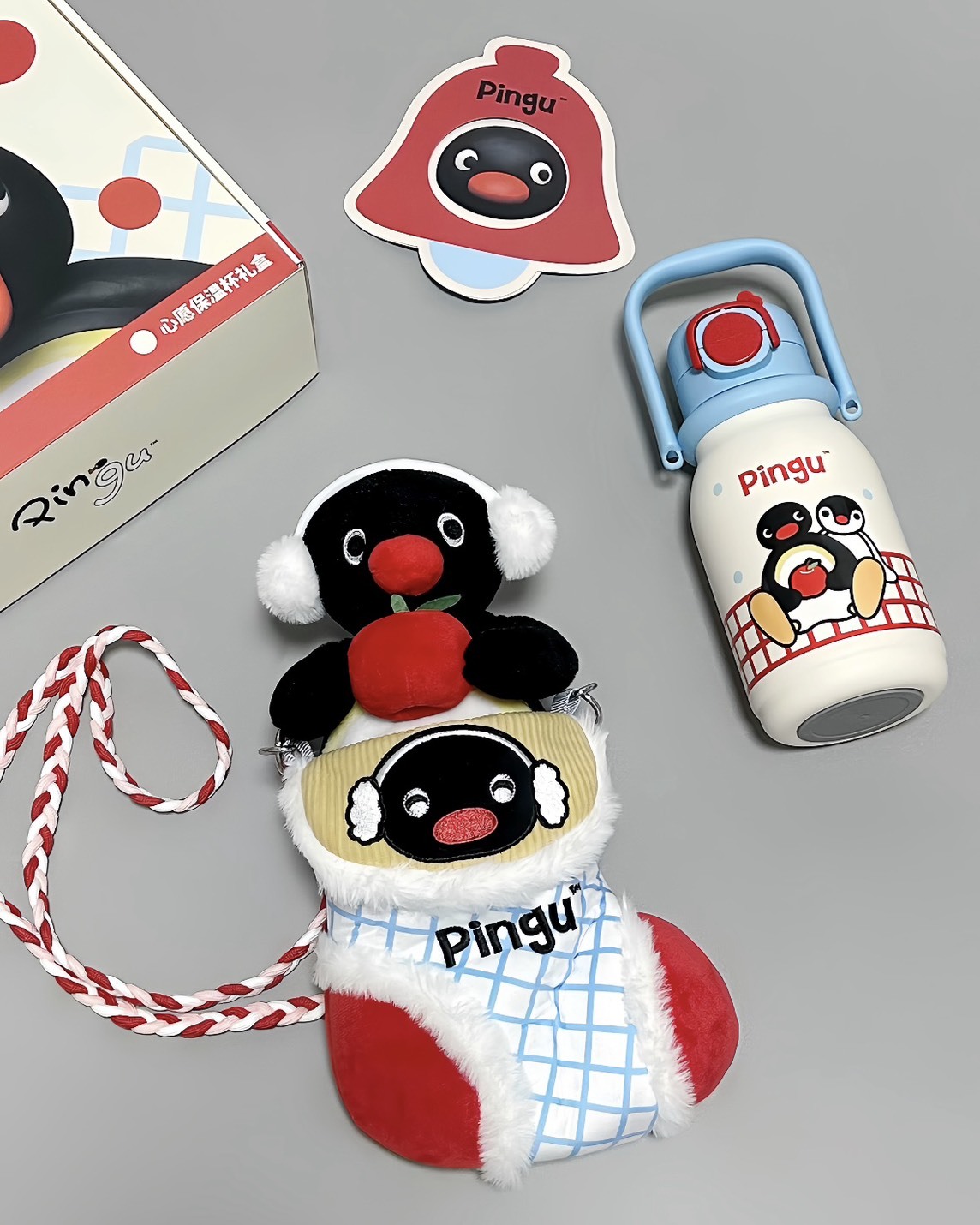 iSNEAKERS | PINGU 企鵝家族 正版授權 心願保溫杯 禮盒