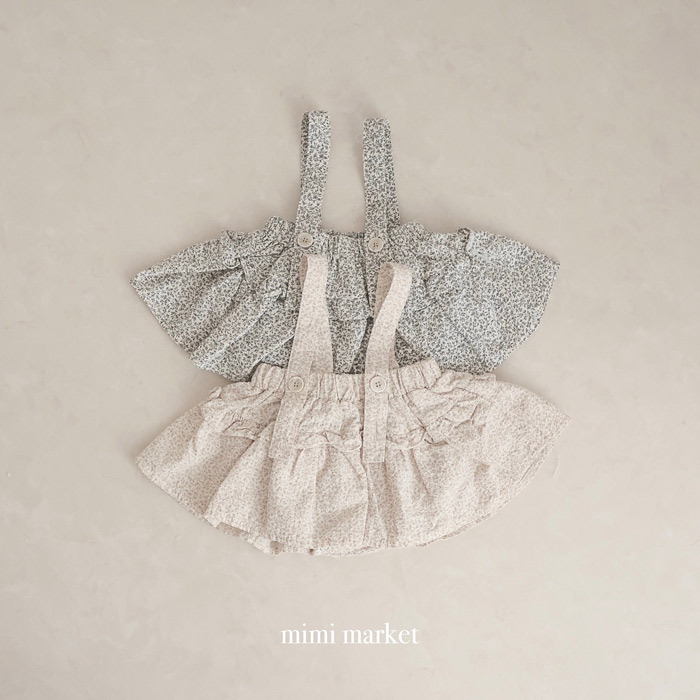 正韓春mimi-market 兩色滿天星包屁吊帶裙